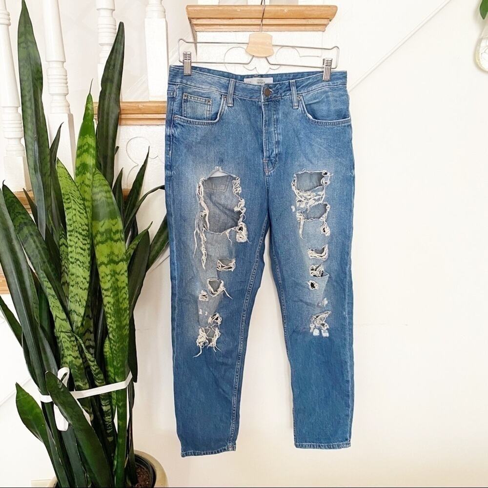 TOPSHOP moto Hayden distressed skinny jeans sz 30